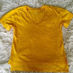 J Crew Mustard Tee